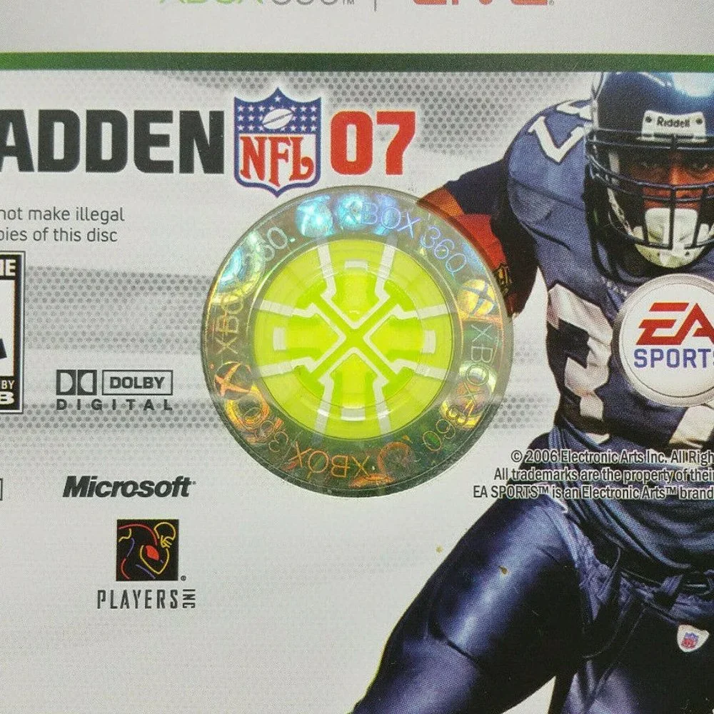 Madden NFL 07 (Microsoft Xbox 360, 2006) DISC ONLY Video Game 5041E1M